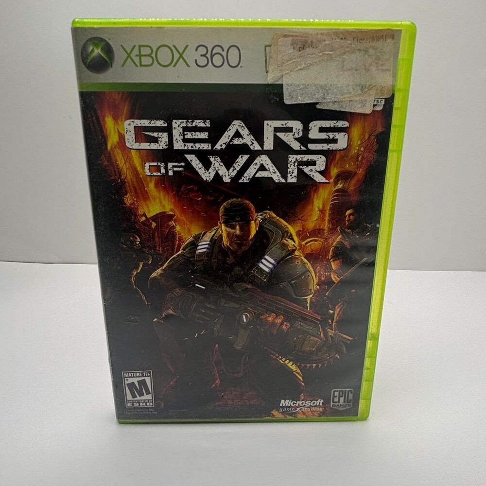 Gears of War X360 (Microsoft Xbox 360, 2006) Complete W/ Manual